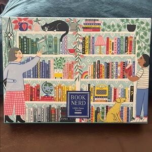 Book Nerd 1000-Piece Puzzle - Multicolor